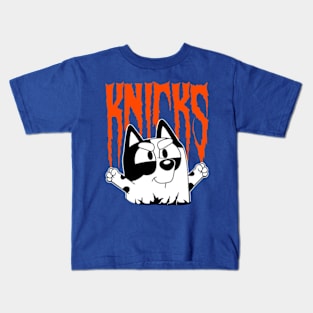 Bluey Knicks Basketball Kids T-Shirt